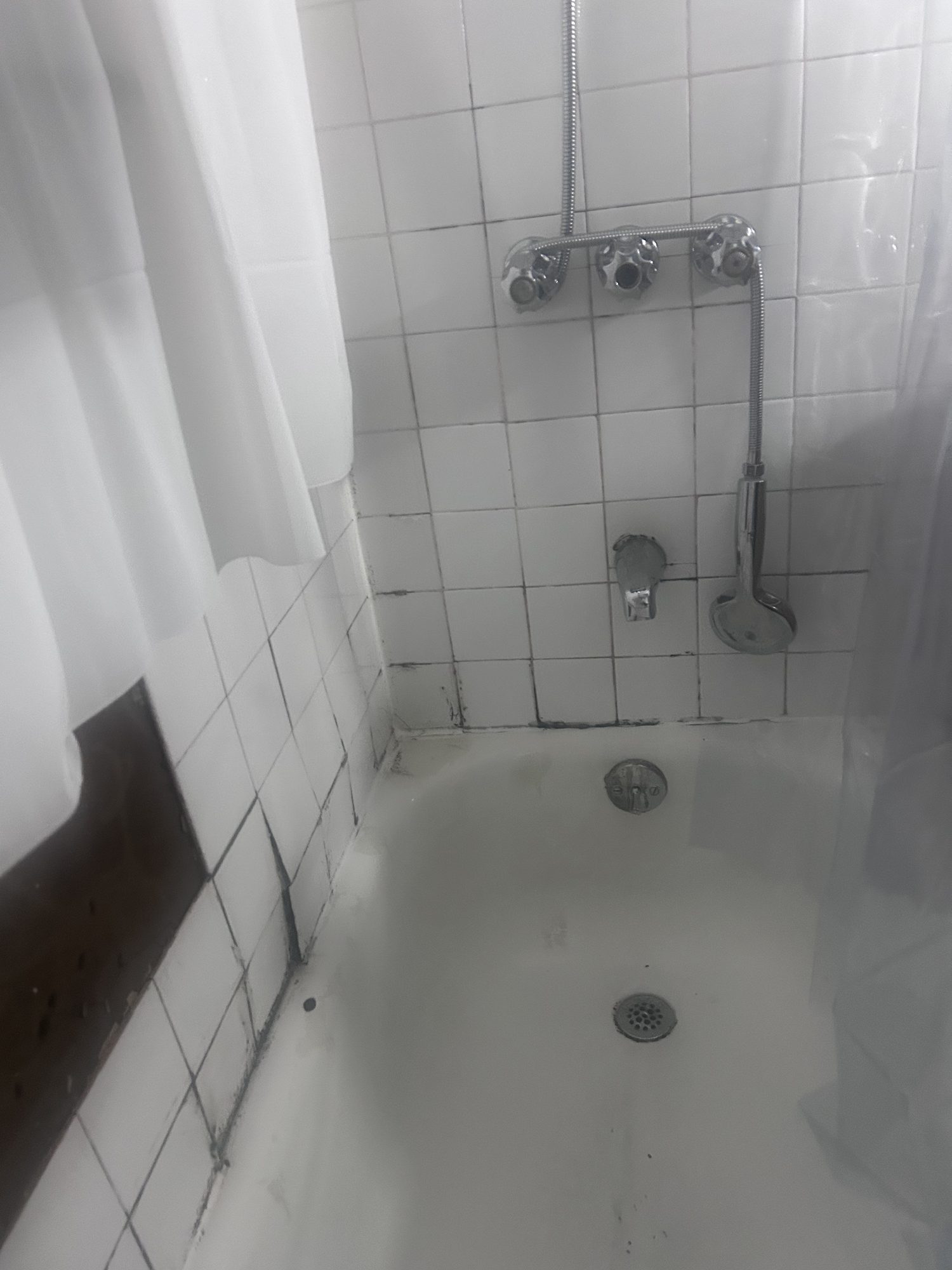 Custom Soap Niche Tilework - before